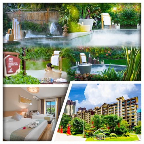 連住2晚 惠陽5星享受【碧桂園潤楊溪谷溫泉酒店】任浸30多個園林式偏硅酸溫泉 純玩3天(關鍵旅遊 旅行團)