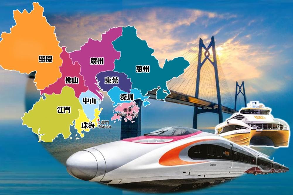《一鐵一船超方便》一次過尋找大灣區9大相鄰城市 4天之旅(東瀛遊 旅行團)