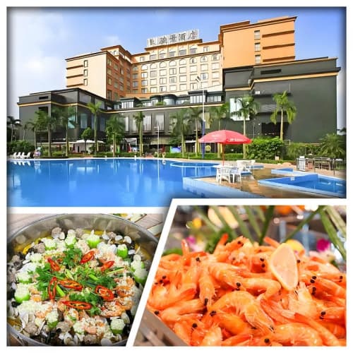 (10人成團)順德駿景酒店、酒店自助晚餐、七彩撈雞鮮味大盤魚純玩2天(關鍵旅遊 旅行團)